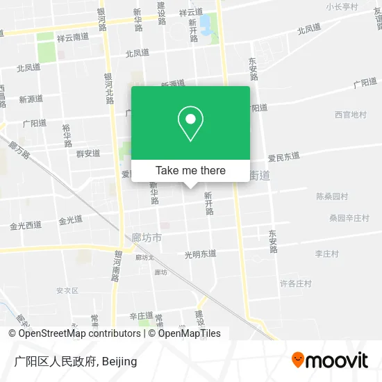 广阳区人民政府 map