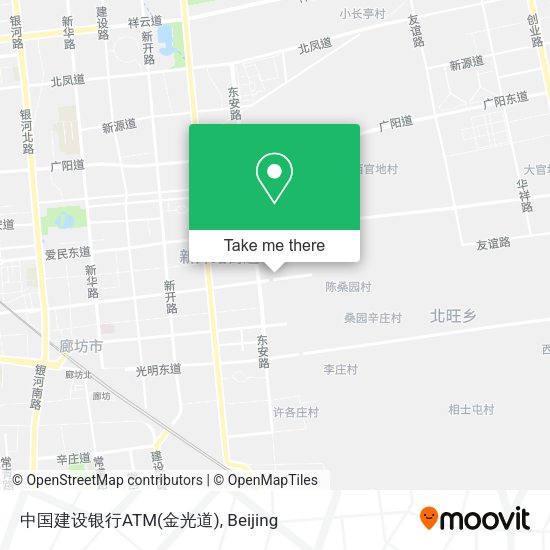 中国建设银行ATM(金光道) map