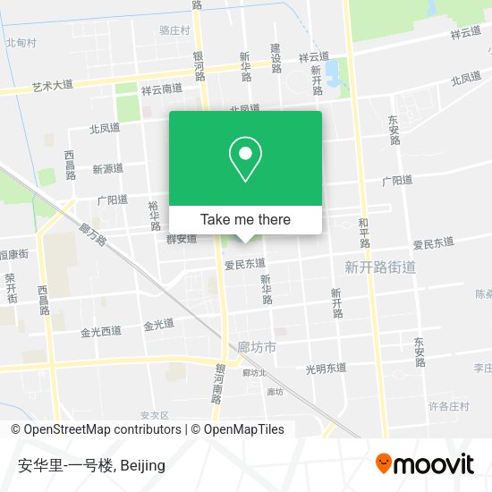 安华里-一号楼 map
