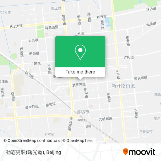 劲霸男装(曙光道) map