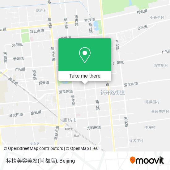 标榜美容美发(尚都店) map