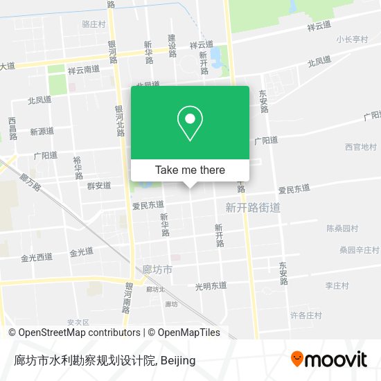 廊坊市水利勘察规划设计院 map