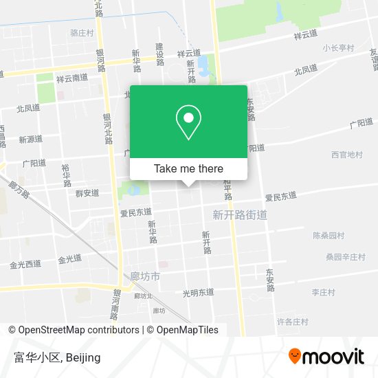 富华小区 map
