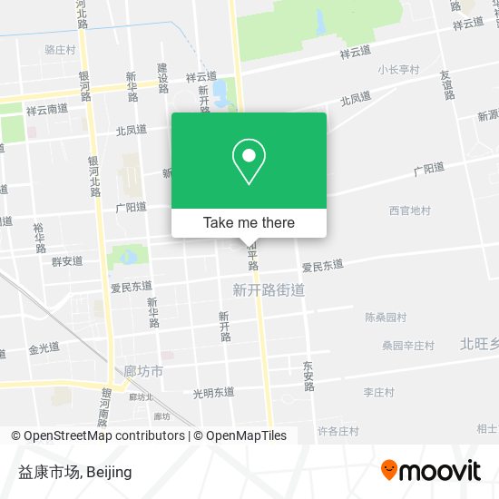 益康市场 map