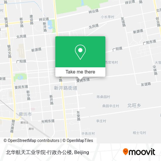 北华航天工业学院-行政办公楼 map