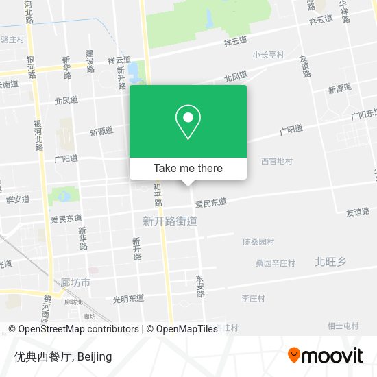 优典西餐厅 map