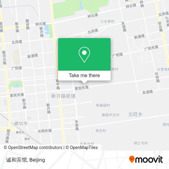 诚和宾馆 map