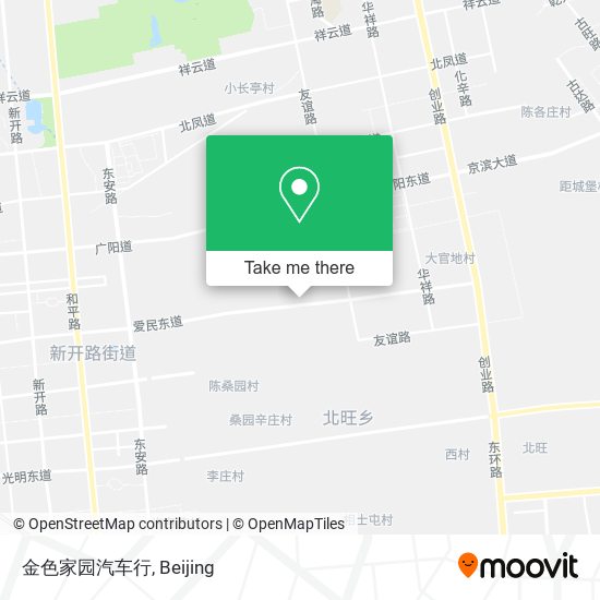 金色家园汽车行 map