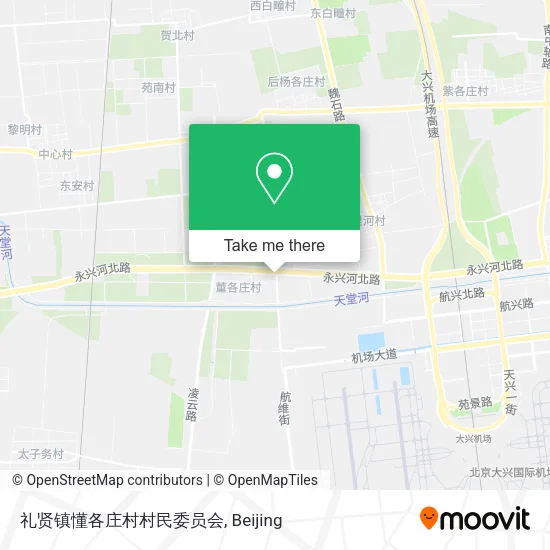 礼贤镇懂各庄村村民委员会 map