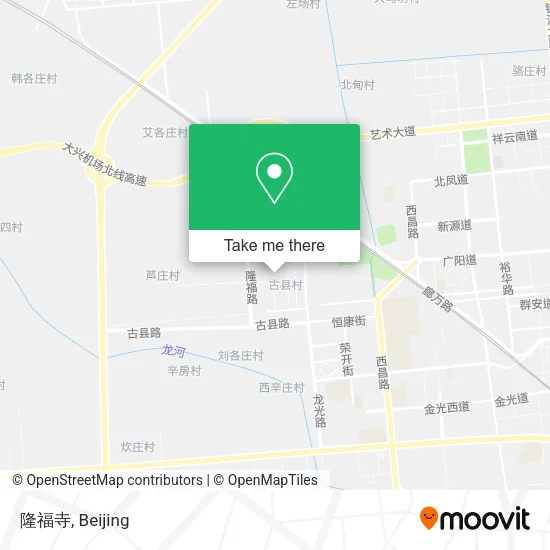 隆福寺 map