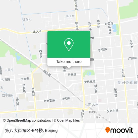 第八大街东区-B号楼 map