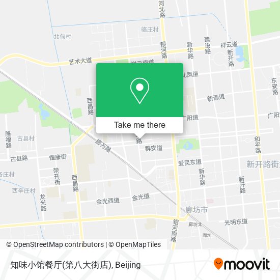 知味小馆餐厅(第八大街店) map