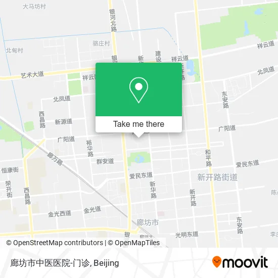 廊坊市中医医院-门诊 map
