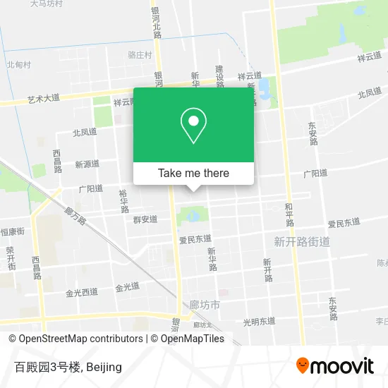 百殿园3号楼 map