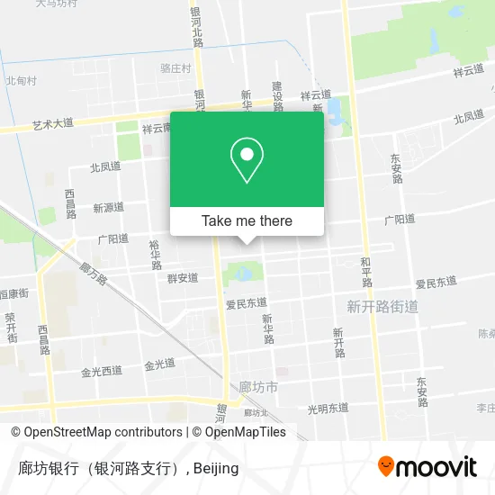 廊坊银行（银河路支行） map