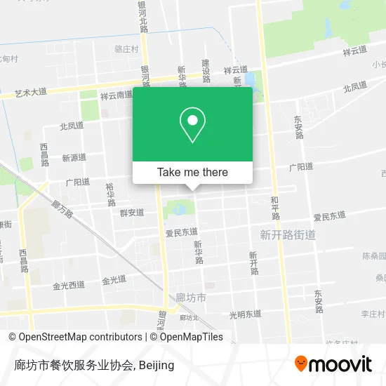 廊坊市餐饮服务业协会 map