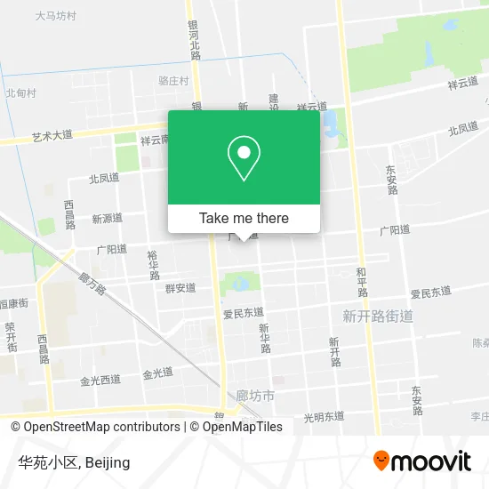 华苑小区 map