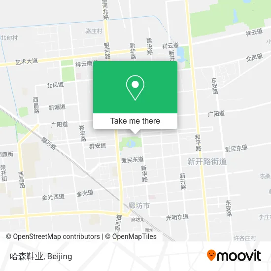 哈森鞋业 map