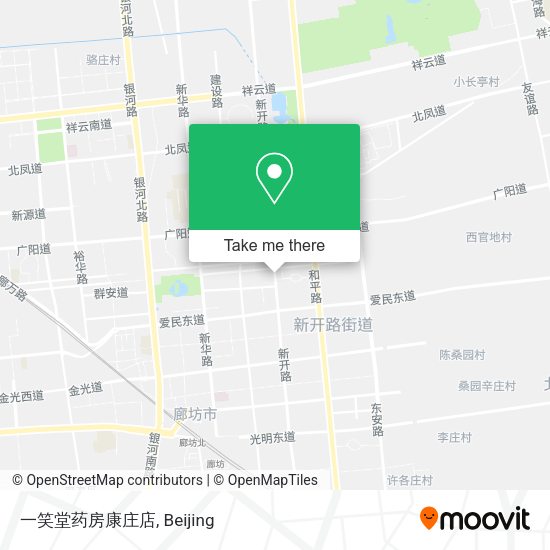 一笑堂药房康庄店 map
