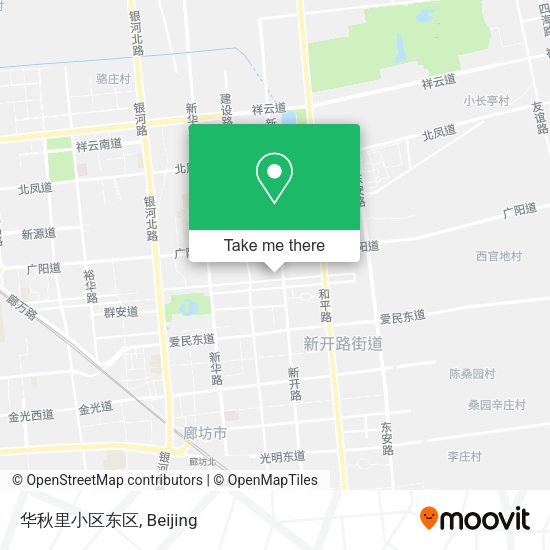 华秋里小区东区 map