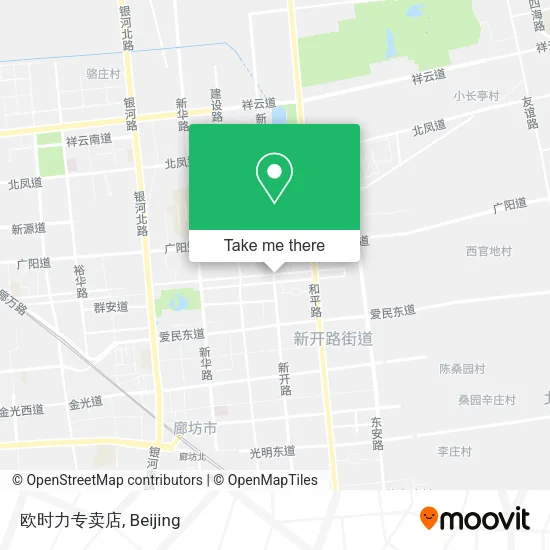 欧时力专卖店 map