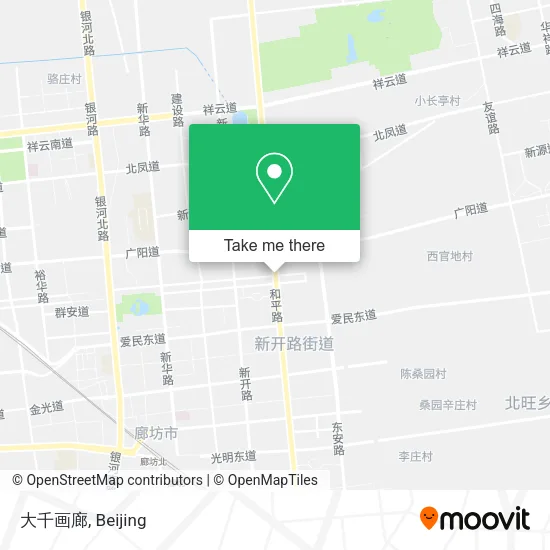 大千画廊 map