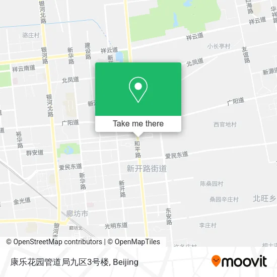 康乐花园管道局九区3号楼 map