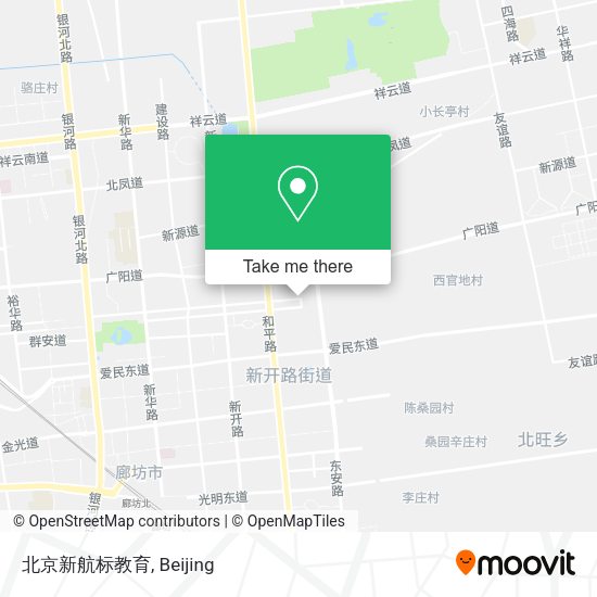 北京新航标教育 map
