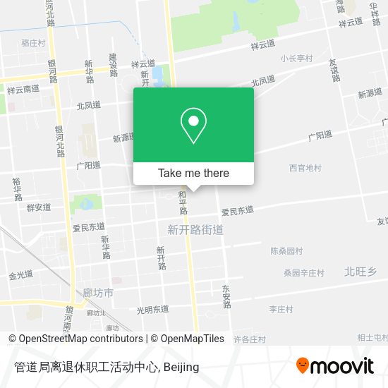 管道局离退休职工活动中心 map
