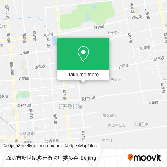 廊坊市新世纪步行街管理委员会 map