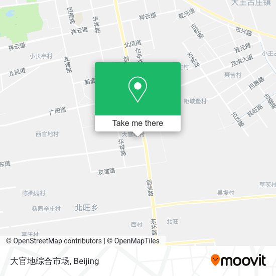 大官地综合市场 map