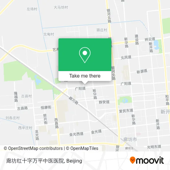 廊坊红十字万平中医医院 map