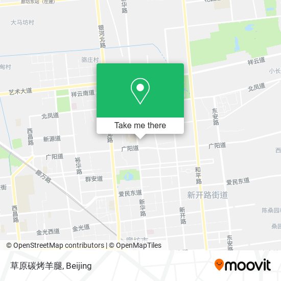 草原碳烤羊腿 map