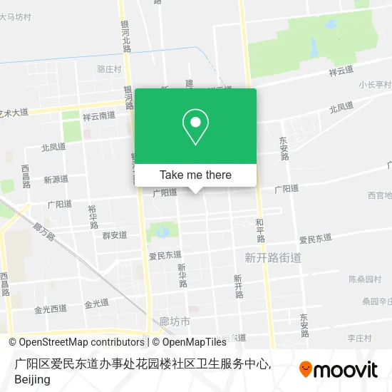 广阳区爱民东道办事处花园楼社区卫生服务中心 map