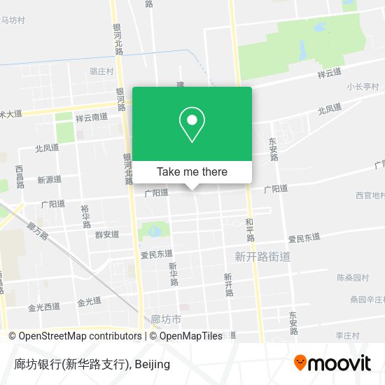 廊坊银行(新华路支行) map