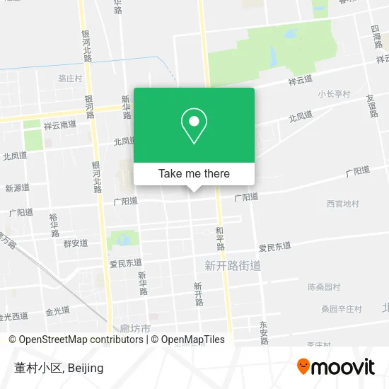 董村小区 map