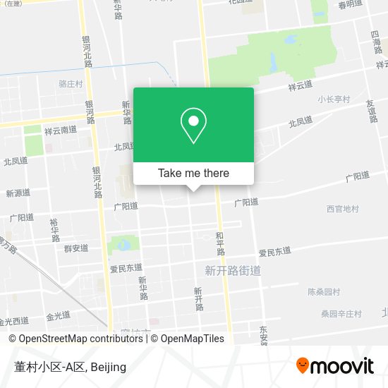 董村小区-A区 map