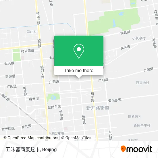 五味斋商厦超市 map