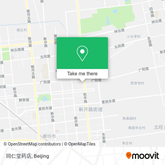 同仁堂药店 map