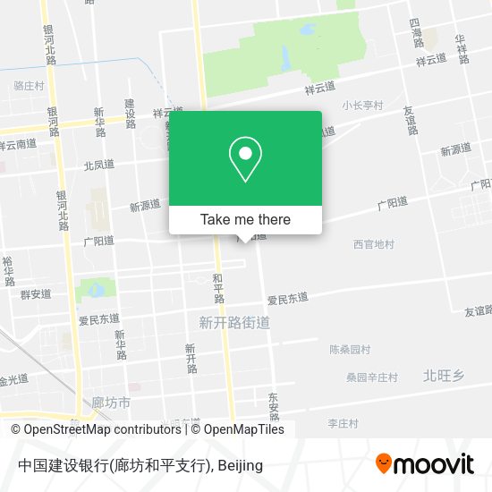 中国建设银行(廊坊和平支行) map