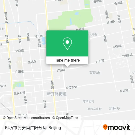 廊坊市公安局广阳分局 map