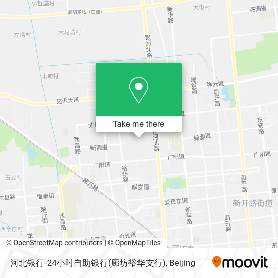 河北银行-24小时自助银行(廊坊裕华支行) map