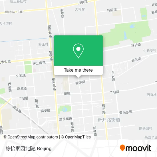 静怡家园北院 map