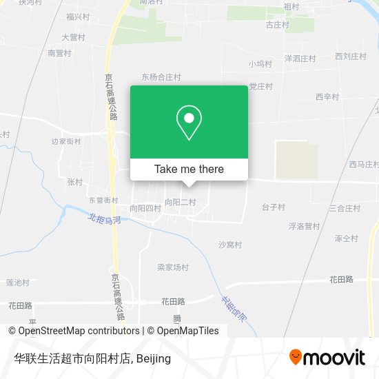 华联生活超市向阳村店 map