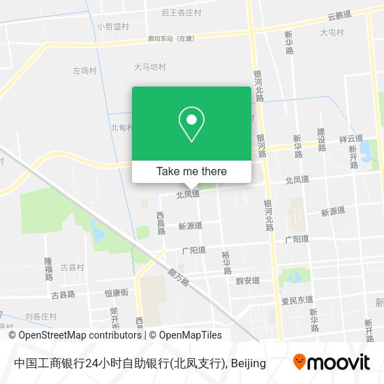 中国工商银行24小时自助银行(北凤支行) map
