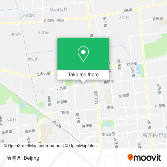 清溪园 map