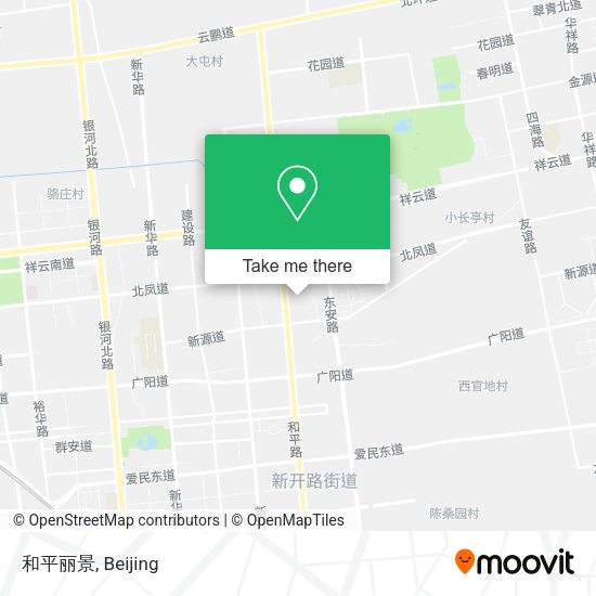 和平丽景 map