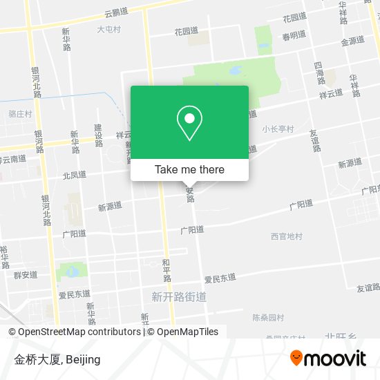 金桥大厦 map