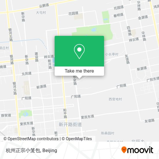 杭州正宗小笼包 map