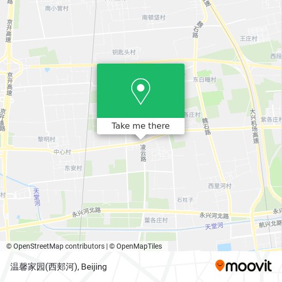 温馨家园(西郏河) map
